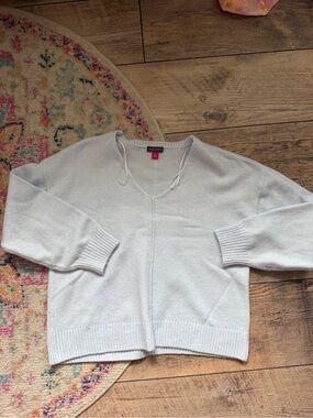 Light Blue V-Neck  Sweater